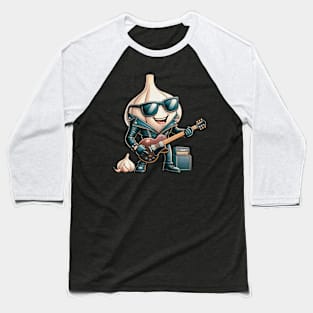 Rock 'n' Roll Garlic - The Flavorful Music Icon Baseball T-Shirt